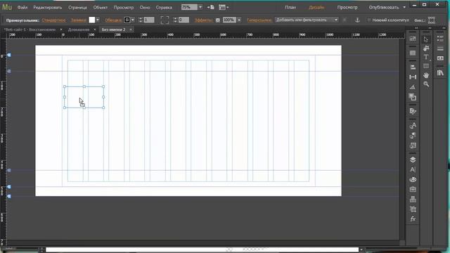 Структура Макета в Adobe Muse смотреть онлайн