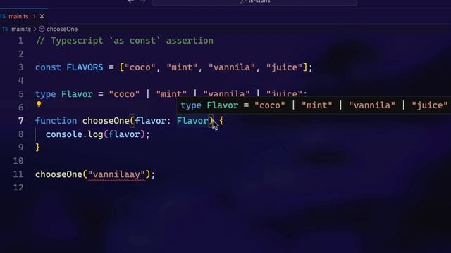 Typescript `as const` assertion | Typescript Tips смотреть онлайн