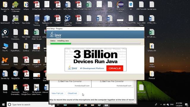 Simple Steps to install JDK(JAVA) and configure JAVA_HOME (Environment Variable) смотреть онлайн