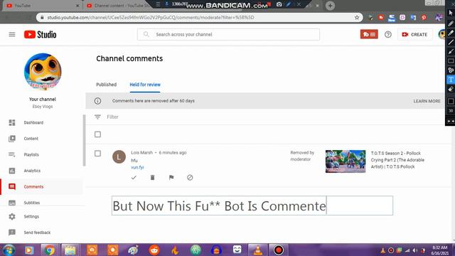 Watch Out For "vun.fyi" (Comment Bots) | Eboy Plays смотреть онлайн