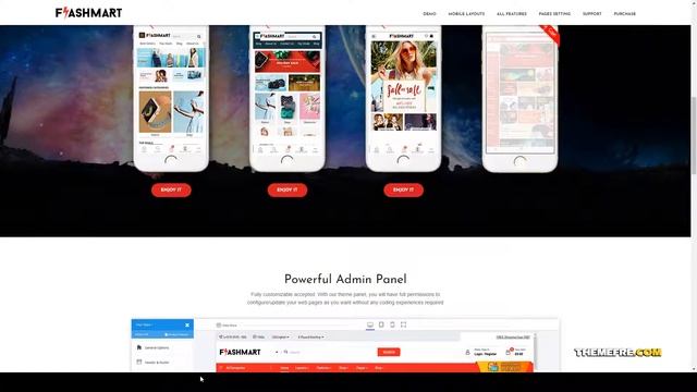 FlashMart - Multipurpose Supermarket OpenCart 3 Theme mobile layout responsive Website Builder смотреть онлайн