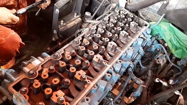 Протяжка ГБЦ ЯМЗ-536 КИРОВЕЦ. смотреть онлайн