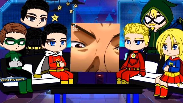 JUSTICE LEAGUE REACTS TO PROTAGONISTS | ANIMES | Gacha Club Life смотреть онлайн