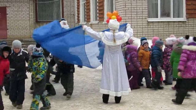 Подвижная игра Снежная буря смотреть онлайн