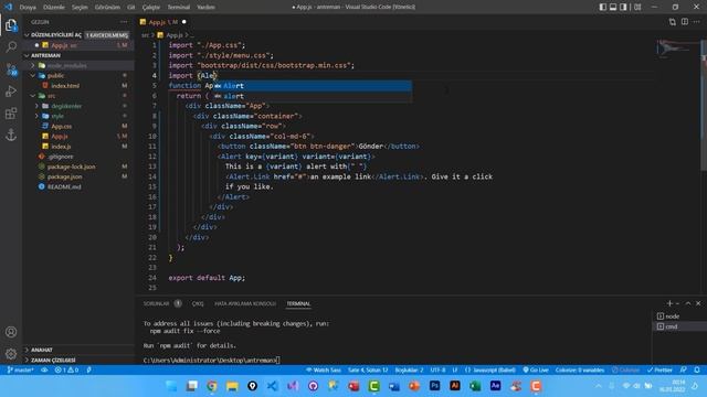 ⚛️ Detaylı React - Bootstrap Kurulum ve Kullanımı | React Projede Bootstrap Nasıl Kullanılır? ?️ смотреть онлайн
