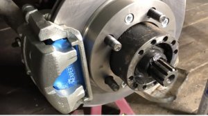 Установка дисковых тормозов на УАЗ 3909 на передний гражданский мост Тимкен