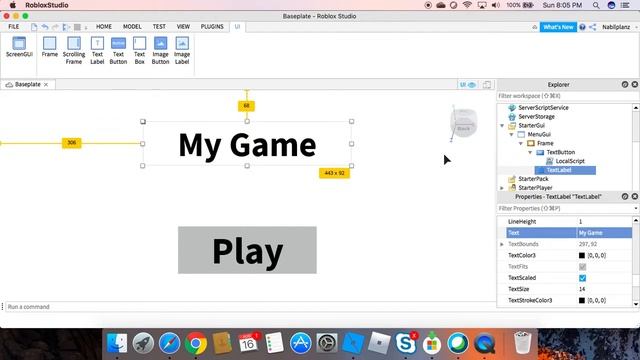 How to make a main menu! || Roblox Studio tutorial смотреть онлайн