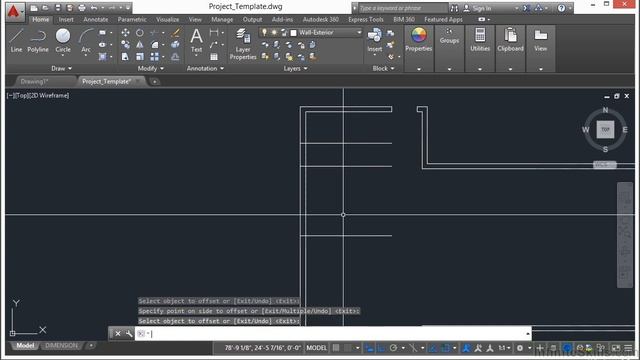 Learning Autodesk AutoCAD 2015 Drawing The Building Part 2 смотреть онлайн