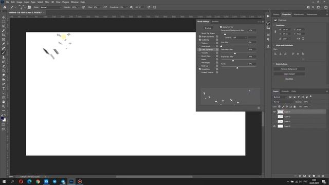 BRUSHES IN PHOTOSHOP: How to make and customize Your Brush in Photoshop смотреть онлайн