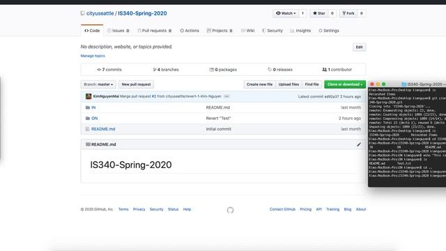 HOP2A Git and GitHub & HOP02B Your First Shell Program смотреть онлайн