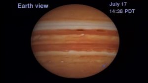 Падение кометы Шумейкера Леви 9 на Юпитер