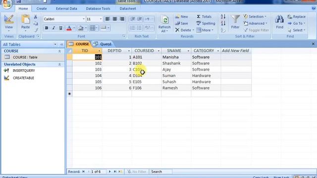 LIVE CLASS MS ACCESS PRACTICAL USING SQL QUERY смотреть онлайн