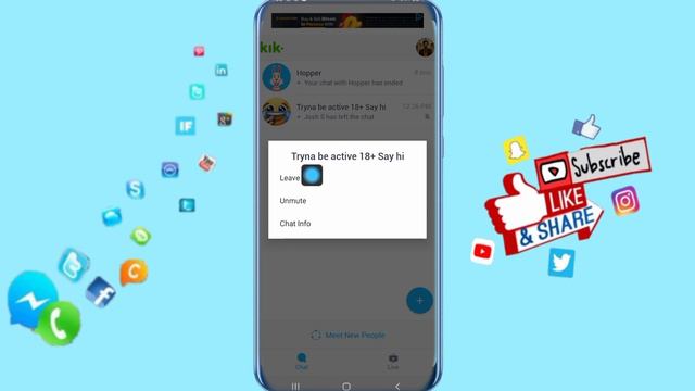 How To Leave Groups On Kik-Messaging And Chat App смотреть онлайн