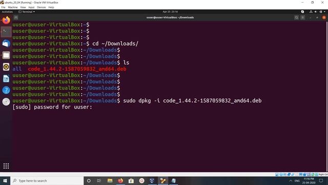 How to Install Visual Studio Code on Ubuntu 20.04 - Linux смотреть онлайн