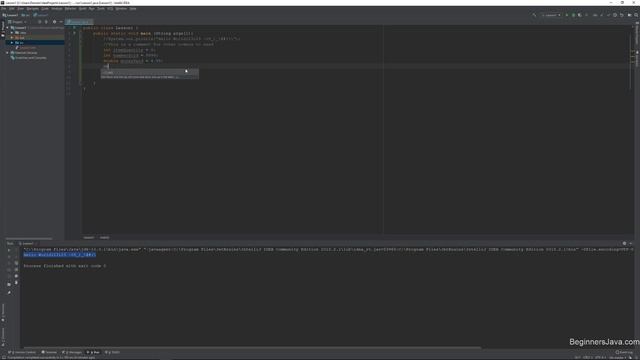 Beginners Java 2018 - Lesson 1, github project setup, simple variables and more смотреть онлайн