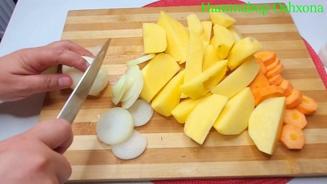 Chicken legs with potatoes in the oven! Easy recipe. смотреть онлайн