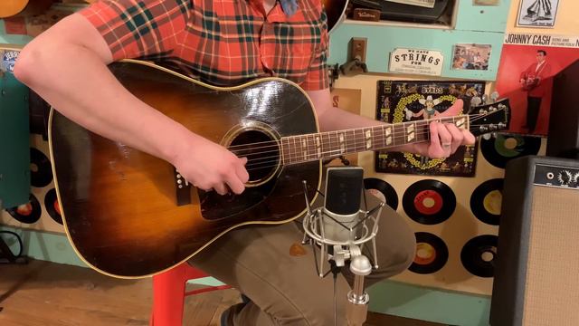 1953 Gibson Southern Jumbo slope dreadnought guitar смотреть онлайн