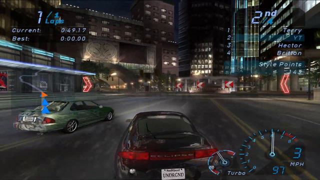 Need for Speed Underground HD Texture Pack 4K Gameplay | PCSX2 Nightly v1.7.3433 PS2 Emulator PC смотреть онлайн