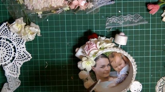 Шебби будильник из бобины скотча МК смотреть онлайн