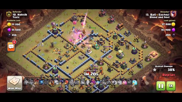 НАЧАЛИ с ОДНУШКИ | Лига Военных Кланов | Чемпионская лига 1 | День 3 | #clashofclans смотреть онлайн