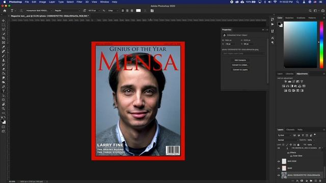 How to Create a Magazine Cover in Photoshop | Magazine Cover Design Tutorial смотреть онлайн