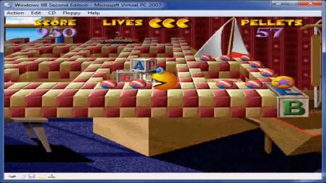 3D Maze Man Amazing Adventures : Playing On Windows 7 + Any Modern OS With Microsoft Virtual PC 200 смотреть онлайн