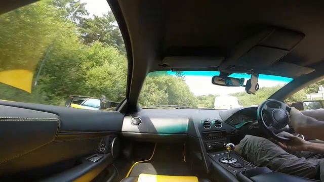 Lamborghini Murcielago V12 driving POV on-board Fabspeed exhaust sound смотреть онлайн