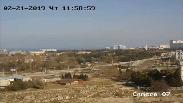 вид на площадь Неустроева.21 февраля 2019 года смотреть онлайн
