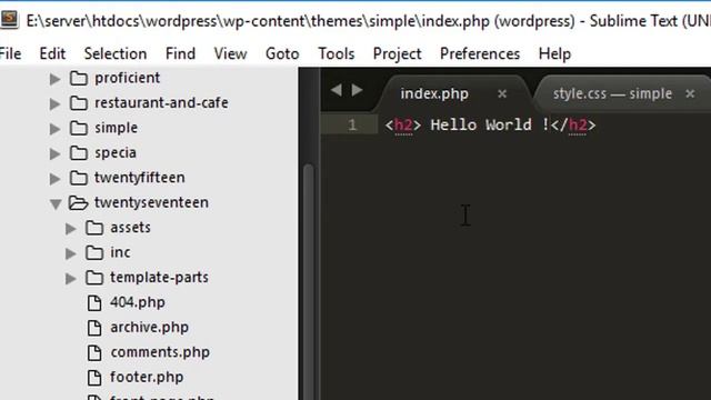 Wordpress part #5: Wordpress theme development from static HTML - step by step. смотреть онлайн