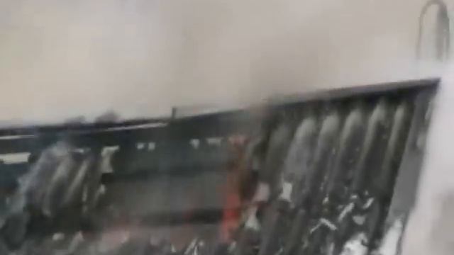 Пожар в здании птичника г.Полоцк 11.02.2013 смотреть онлайн
