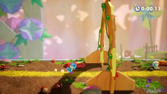 Yoshi's Crafted World - 100% Walkthrough - Monty-Mole-B-Gone - Front & Flip Side смотреть онлайн