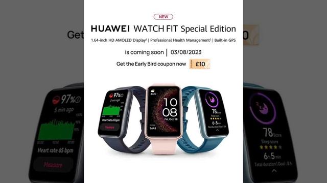 Huawei Watch Fit Special Edition headed to the UK on August 3 смотреть онлайн
