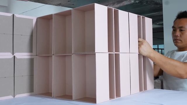 Collaborative Creation! Mass Production Process of Cosmetic Gift Box in China. смотреть онлайн