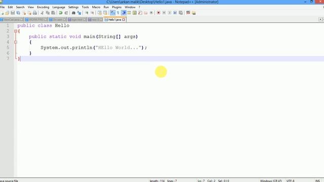 How to run Java Program using command Prompt смотреть онлайн