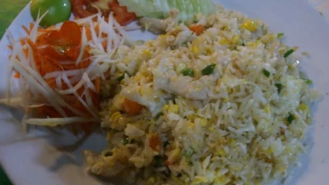 Тайская курица жаренная с рисом (без рецепта) смотреть онлайн