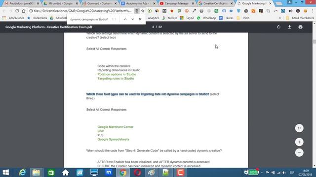 Creative Certification Exam Answers 2020✅Live Exam Pass✅100% correct✅ смотреть онлайн