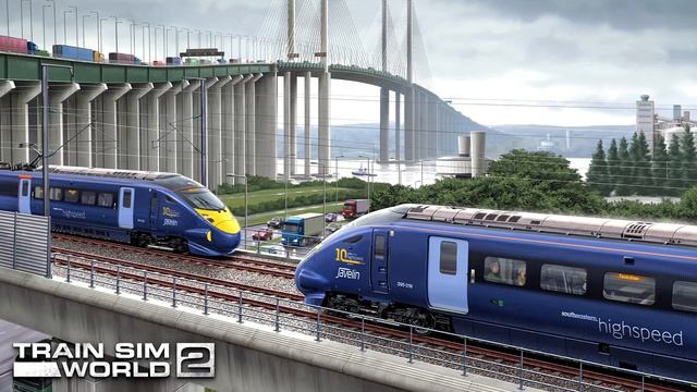 Train Sim World 2 | LONDON FAVERSHAM | HIGHSPEED! | BR Class 395 | TSW 2 [News] смотреть онлайн