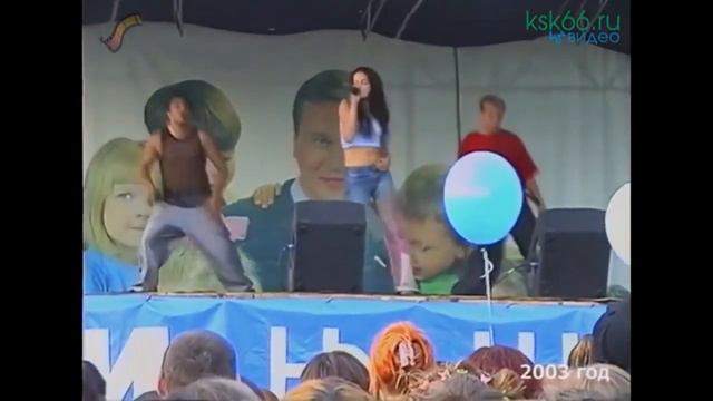 Нюша поёт песню "Глупые снежинки" в 12 лет (2003 год) смотреть онлайн