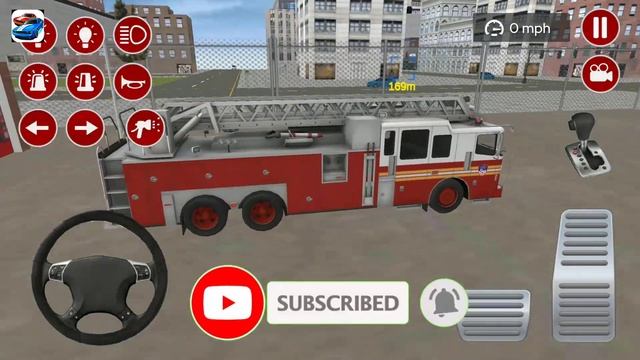 Real Fire Truck Driving Simulator - New Fire Fighting Fireman's Daily Job - Best Android Games смотреть онлайн
