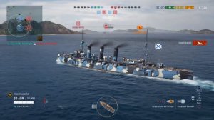 World of Warships  3-4 уровня боты ИИ эсминцы