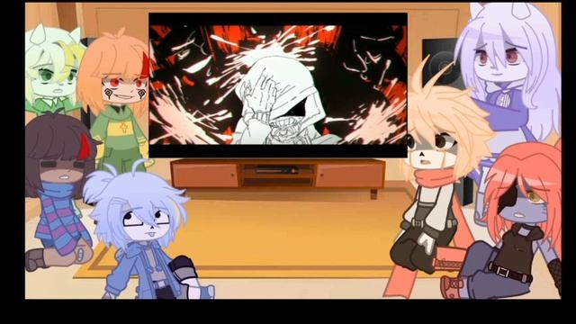 Андертейл реакция на санс АУ meme || 1/2 || sans au ||GC ||undertale AU || смотреть онлайн