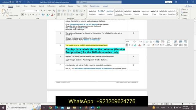 Exp22_Excel_Ch03_ML1_Airports | Excel Chapter 3 Mid-Level 1 - Airport Passenger Counts | 100% Grade смотреть онлайн