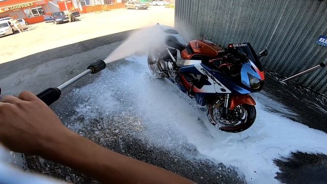 Забрал СПОРТБАЙК после мотопутешествия | Разбил экшн камеру GoPro 7 смотреть онлайн