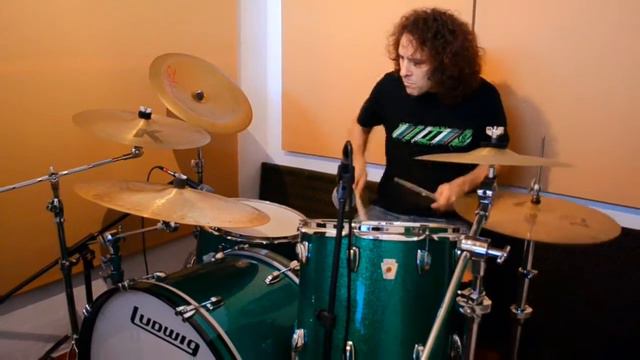 Solo de batería - Heber Vicente - Ludwig Classic Maple ZEP SET смотреть онлайн