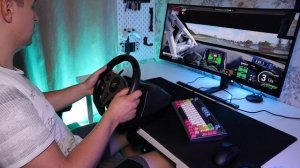 Тест Dexp Wheelman Pro в Assetto Corsa Competizione