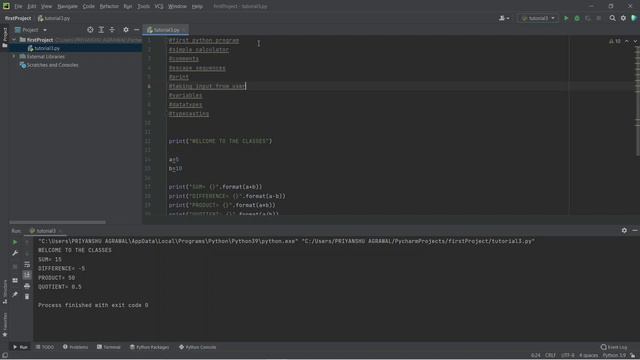 ?(First Python Program,Make Calculator,Comments, escape sequences, variables and typecasting)#3 смотреть онлайн