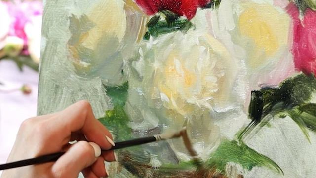 Peonies By Design (Trailer) - How to Paint Peonies with Anna Rose Bain смотреть онлайн