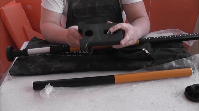 Штанга телескопическая ADA Silver. Небольшой обзор. смотреть онлайн