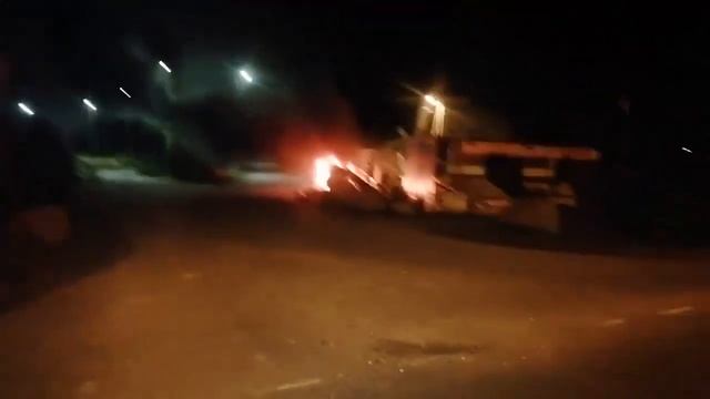 Сгорела машина в деревне Глинка смотреть онлайн