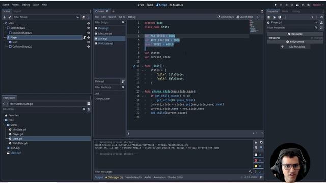 State Machines Explained and Implemented in Godot 4.0 смотреть онлайн